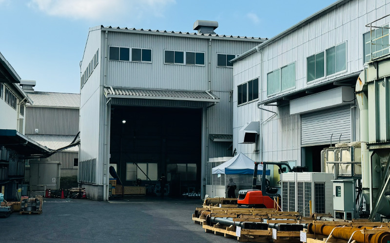 A photo of the new assembly plant established at the Tamahara Factory.